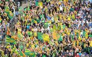 28 August 2011; Donegal supporters in the Cusack Stand. Supporters at the GAA Football All-Ireland Championship Semi-Finals, Croke Park, Dublin. Picture credit: Dáire Brennan / SPORTSFILE
