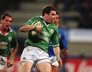 22 March 2002; Gordon D'Arcy of Ireland during an International 'A' match between Ireland A and Italy A at Donnybrook Stadium, Dublin. Photo by Brendan Moran/Sportsfile