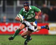 22 March 2002; Mike Mullins of Ireland during an International 'A' match between Ireland A and Italy A at Donnybrook Stadium, Dublin. Photo by Brendan Moran/Sportsfile
