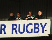 22 March 2002; Ireland &quot;A&quot; coach Matt Williams, 2nd from right, during an International 'A' match between Ireland A and Italy A at Donnybrook Stadium, Dublin. Photo by Brendan Moran/Sportsfile