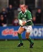 22 March 2002; Paul Burke of Ireland during an International 'A' match between Ireland A and Italy A at Donnybrook Stadium, Dublin. Photo by Brendan Moran/Sportsfile