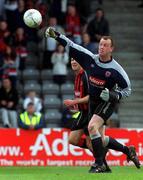 31 March 2002; Bohemians goalkeeper Wayne Russell during the eircom League Premier Division match between Bohemians and Shelbourne at Dalymount Park in Dublin. Photo by Ray Lohan/Sportsfile