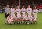 1 April 2002; The Shelbourne team prior to the eircom League Premier Division match between Bohemians and Shelbourne at Dalymount Park in Dublin. Photo by Ray Lohan/Sportsfile