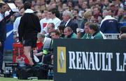 6 April 2002; Peter Clohessy of Ireland on the bench after he was replaced by Paul Wallace during the Six Nations Rugby Championship match between France and Ireland at Stade de France in Paris, France. Photo by Matt Browne/Sportsfile