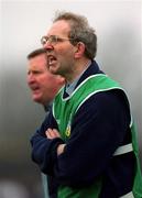 30 March 2002; Offaly manager Fr Tom Fogarty during the Allianz National Hurling League Division 1B Round 1 match between Offaly and Tipperary in St Brendan's Park in Birr, Offaly. Photo by Brendan Moran/Sportsfile