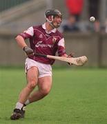30 March 2002; Cathal Moore of Galway during the Allianz Hurling League Division 1A Round 1 match between Dublin and Galway at Parnell Park in Dublin. Photo by Damien Eagers/Sportsfile