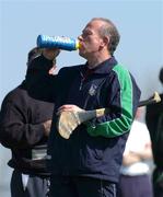 7 April 2002; Limerick assistant coach Mossie Carroll during the Allianz National Hurling League Division 1B Round 5 match between Derry and Limerick at Erin's Owen GAA in Lavey, Derry. Photo by Ray McManus/Sportsfile