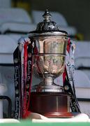 7 April 2002; The FAI Cup prior to the FAI Carlsberg Senior Challenge Cup Final match between Bohemians and Dundalk at Tolka Park in Dublin. Photo by Pat Murphy/Sportsfile