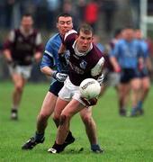 31 March 2002; Richie Fahey of Galway, in action against Ray Cosgrove of Dublin during the Allianz Football League Division 1A Round 7 match between Galway and Dublin at St Jarlath's Park in Tuam, Galway. Photo by Damien Eagers/Sportsfile