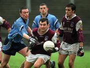 31 March 2002; Tomás Meehan of Galway in action against Ray Cosgrove of Dublin during the Allianz Football League Division 1A Round 7 match between Galway and Dublin at St Jarlath's Park in Tuam, Galway. Photo by Damien Eagers/Sportsfile