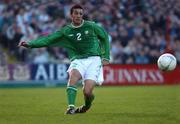 10 April 2002; Stephen Kelly of Republic of Ireland during the UEFA U19 European Championships Intermediary Round Second Leg match between Republic of Ireland and Netherlands at Turner's Cross in Cork. Photo by Aoife Rice/Sportsfile
