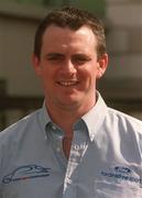 15 April 2002; Stuart Darcy from Killybegs in Donegal, winner of Motorsport Ireland's Billy Coleman Award in 2001, at the Mansion House in Dublin for to announce that he will contest this year's British Rally Championship and will do so in a factory supported Ford Puma Super 1600. Photo by Brendan Moran/Sportsfile