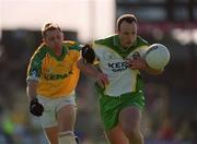 14 April 2002; John Crowley of Kerry in action against Cormac Murphy of Meath during the Allianz National Football League Division 2 Semi-Final match between Meath and Kerry at the Gaelic Grounds in Limerick. Photo by Matt Browne/Sportsfile