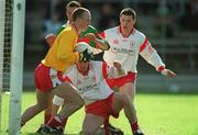 14 April 2002; Tyrone goalkeeper Peter Ward during the Allianz National Football League Division 1 Semi-Final match between Mayo and Tyrone at Brewster Park in Enniskillen, Fermanagh. Photo by Damien Eagers/Sportsfile