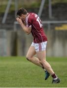 19 March 2017; Shane Walsh of Galway celebrates after scoring his sides fifth goal during the Allianz Football League Division 2 Round 5 match between Galway and Derry at St Jarlath’s Park in Tuam, Co Galway. Photo by Sam Barnes/Sportsfile
