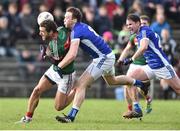 19 March 2017; Tom Parsons of Mayo in action against Gearoid McKiernan of Cavan during the Allianz Football League Division 1 Round 5 match between Mayo and Cavan at Elverys MacHale Park in Castlebar, Co Mayo. Photo by David Maher/Sportsfile