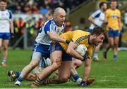 19 March 2017; Ultan Harney of Roscommon in action against Stephen Gollogly of Monaghan during the Allianz Football League Division 1 Round 5 match between Monaghan and Roscommon at Pairc Grattan in Inniskeen, Co Monaghan. Photo by Philip Fitzpatrick/Sportsfile