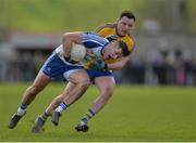 19 March 2017; Dessie Ward of Monaghan in action against Paddy Brogan of Roscommon during the Allianz Football League Division 1 Round 5 match between Monaghan and Roscommon at Páirc Grattan in Inniskeen, Co Monaghan. Photo by Piaras Ó Mídheach/Sportsfile