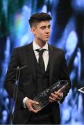 19 March 2017; Callum O'Dowda of Bristol City is presented with the Young International Player of the Year during the Three FAI International Soccer Awards at RTE Studios in Donnybrook, Dublin. Photo by Brendan Moran/Sportsfile