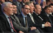 19 March 2017; Republic of Ireland manager Martin O'Neill, centre, in attendance during the Three FAI International Soccer Awards at RTE Studios in Donnybrook, Dublin. Photo by Brendan Moran/Sportsfile