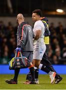 18 March 2017; Ben Te’o of England receives treatment during the RBS Six Nations Rugby Championship match between Ireland and England at the Aviva Stadium in Lansdowne Road, Dublin. Photo by Sam Barnes/Sportsfile
