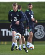 20 March 2017; Daryl Horgan of Republic of Ireland in action during squad training at FAI National Training Centre in Abbotstown Co. Dublin. Photo by David Maher/Sportsfile