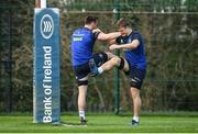 20 March 2017; Josh van der Flier, right, and Jack Conan of Leinster during squad training at UCD in Dublin. Photo by Stephen McCarthy/Sportsfile