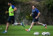 20 March 2017; Sean Cronin, right, and Mick Kearney of Leinster during squad training at UCD in Dublin. Photo by Stephen McCarthy/Sportsfile