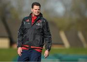 20 March 2017; Munster director of rugby Rassie Erasmus during squad training at the University of Limerick in Limerick. Photo by Diarmuid Greene/Sportsfile