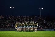18 March 2017; The Kerry team stand together during the playing of the national anthem before the Allianz Football League Division 1 Round 5 match between Kerry and Dublin at Austin Stack Park in Tralee, Co Kerry. Photo by Diarmuid Greene/Sportsfile