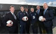 21 March 2017; Republic of Ireland manager Martin O'Neill with from left, Professor Steve Eustace, Cappagh Hospital, Gordon Dunne, CEO Cappagh Hospital, Dr. Alan Byrne, Republic of Ireland team doctor, Maurice Neligan, Beacon Hospital and Michael Cullen, CEO Beacon Hospital in attendance during the Beacon hospital and Cappagh Hospital partnership announcement with the FAI at the FAI National Training Centre, in Abbotstown, Co. Dublin. This ensures that all FAI international players at all levels will have access to sports medicine, orthopaedic surgery and radiology expertise at the highest levels. The medical care protocol ensures speedy access to these specialities, allowing for earlier diagnosis and treatment. Photo by David Maher/Sportsfile