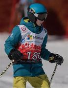 21 March 2017; Team Ireland's Caolan McConville, a member of Skiability Special Olympics Club, from Aghagallon, Co. Armagh, competing during a Alpine Giant Slalom event at the 2017 Special Olympics World Winter Games at Schladming-Rohrmoos, Stadthalle Graz, in Graz, Austria. Photo by Ray McManus/Sportsfile