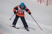 21 March 2017; Team Ireland's Cyril Walker, a member of Skiability Special Olympics Club, from Markethill, Co. Armagh, competing during a Alpine Giant Slalom event at the 2017 Special Olympics World Winter Games at Schladming-Rohrmoos, Stadthalle Graz, in Graz, Austria. Photo by Ray McManus/Sportsfile