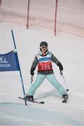 21 March 2017; Team Ireland's Laoise Kenny, a member of Kilternan Karvers Special Olympics Club, from Monkstown, Co. Dublin, competing during a Alpine Giant Slalom event at the 2017 Special Olympics World Winter Games at Schladming-Rohrmoos, Stadthalle Graz, in Graz, Austria. Photo by Ray McManus/Sportsfile