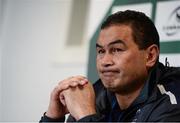 21 March 2017; Connacht head coach Pat Lam during a Connacht Rugby press conference at The Sportsground in Galway. Photo by Diarmuid Greene/Sportsfile