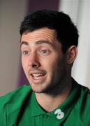 29 August 2011; Republic of Ireland's Richie Towell during a press conference ahead of their UEFA Under 21 European Championship 2013 Qualifier against Hungary on Thursday. Republic of Ireland Under 21 Press Conference, Clarion Hotel, Sligo. Picture credit: Oliver McVeigh / SPORTSFILE