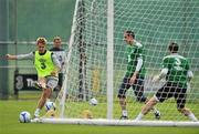 29 August 2011; Republic of Ireland's Kevin Doyle in action during squad training ahead of their EURO 2012 Championship Qualifier against Slovakia on Friday. Republic of Ireland Squad Training, Gannon Park, Malahide. Picture credit: David Maher / SPORTSFILE