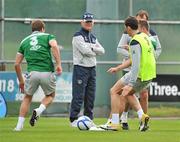 29 August 2011; Republic of Ireland manager Giovanni Trapattoni watches on during squad training ahead of their EURO 2012 Championship Qualifier against Slovakia on Friday. Republic of Ireland Squad Training, Gannon Park, Malahide. Picture credit: David Maher / SPORTSFILE
