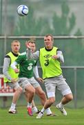 29 August 2011; Republic of Ireland's Glenn Whelan in action during squad training ahead of their EURO 2012 Championship Qualifier against Slovakia on Friday. Republic of Ireland Squad Training, Gannon Park, Malahide. Picture credit: David Maher / SPORTSFILE