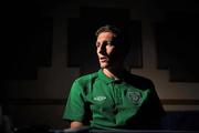 29 August 2011; Republic of Ireland's Keith Andrews during a player mixed zone ahead of their EURO 2012 Championship Qualifier against Slovakia on Friday. Republic of Ireland Player Mixed Zone, Grand Hotel, Malahide. Picture credit: David Maher / SPORTSFILE