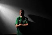 29 August 2011; Republic of Ireland's Glenn Whelan during a player mixed zone ahead of their EURO 2012 Championship Qualifier against Slovakia on Friday. Republic of Ireland Player Mixed Zone, Grand Hotel, Malahide. Picture credit: David Maher / SPORTSFILE