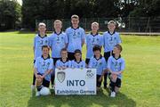 28 August 2011; The Dublin team, back row, left to right, Aran Teehan, St. Patrick's B.N.S., Rathangan, Co. Kildare, Conor Dunne, Cappagh N.S., Rhode, Co. Offaly, Darragh Gibbons, St. Colmcille's S.N.S., Knocklyon, Co. Dublin, Conor Tierney, St. Mary's P.S., Mullaghbawn, Co. Armagh, Kevin Forde, St. Patrick's B.N.S., Rathangan, Co. Kildare, front row, left to right, James Dunne, Walsh Island N.S., Co. Offaly, Shea Gerraghty, Lurgan Model, Lurgan, Co. Armagh, Seán McManamon, Holy Rood P.S., Watford, England, Seán Ryan, St. Fiachra's S.N.S., Beaumont, Co. Dublin, Dermot Coughlan, Annagh N.S., Milltown Malbay, Co. Clare. Go Games Exhibition - Sunday 21st August 2011, Clonliffe College, Dublin. Picture credit: Ray McManus / SPORTSFILE