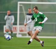 30 August 2011; Republic of Ireland's Aiden McGeady in action during squad training ahead of their EURO 2012 Championship Qualifier against Slovakia on Friday. Republic of Ireland Squad Training, Gannon Park, Malahide. Picture credit: David Maher / SPORTSFILE
