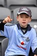 28 August 2010; A young Dublin supporter at the GAA Football All-Ireland Championship Semi-Finals, Croke Park, Dublin. Picture credit: Oliver McVeigh / SPORTSFILE