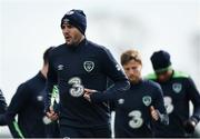 21 March 2017; John O'Shea of Republic of Ireland during squad training at FAI National Training Centre, in Abbotstown, Co. Dublin. Photo by David Maher/Sportsfile