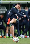 21 March 2017; John Egan of Republic of Ireland during squad training at FAI National Training Centre, in Abbotstown, Co. Dublin. Photo by David Maher/Sportsfile