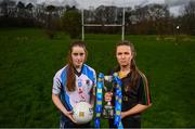 21 March 2017; In attendance at the Lidl All Ireland Post Primary School's Finals media day are, from left, St Ciaran's Ballygawley captain Chloe McCaffrey and John the Baptist Limerick player Emer McCarthy. The Lidl All Ireland Post Primary School’s Finals take place this Sunday. The Lidl Senior A Final takes place in Cusack Park on at 1:00pm when John the Baptist from Limerick face St. Ciarans Ballygawley. The Lidl Senior B and C Finals will take place in O’Moore Park with Loreto Clonmel meeting St. Joseph’s Rochford Bridge at 12:15pm followed by the Senior C Final between Presentation Thurles and Holy Faith Clontarf at 2:15pm. Photo by Stephen McCarthy/Sportsfile