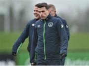 22 March 2017; Seamus Coleman of Republic of Ireland during squad training at the FAI National Training Centre in Abbotstown, Co Dublin.  Photo by David Maher/Sportsfile
