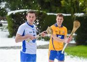 22 March 2017; Stephen Bennett, left, of Waterford and Patrick O'Connor of Clare pictured at a media event at the Anner Hotel in Thurles, Co Tipperary, ahead of their Allianz Hurling League match in Cusack Park, Ennis, this coming Sunday. Photo by Diarmuid Greene/Sportsfile