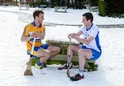 22 March 2017; Patrick O'Connor, left, of Clare and Stephen Bennett of Waterford pictured at a media event at the Anner Hotel in Thurles, Co Tipperary, ahead of their Allianz Hurling League match in Cusack Park, Ennis, this coming Sunday. Photo by Diarmuid Greene/Sportsfile